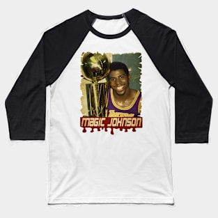 Magic Johnson Vintage Baseball T-Shirt